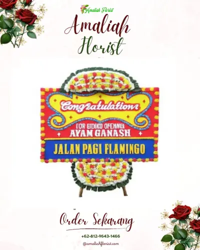 Bunga Papan Congratulation di Padang Besi